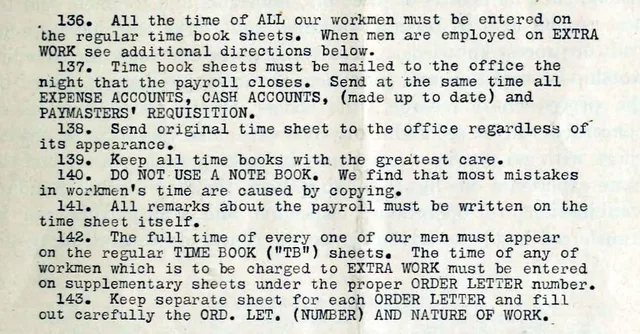 Portion of Page of Written System Reproduced Directly from Typewritten Sheets. Order management systems